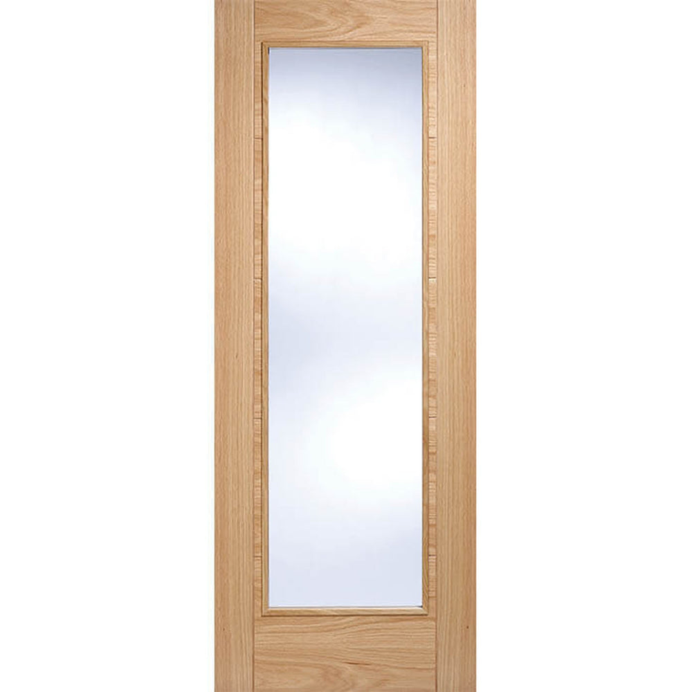 Product Vancouver oak Pattern 10 glazed FD30 internal fire door