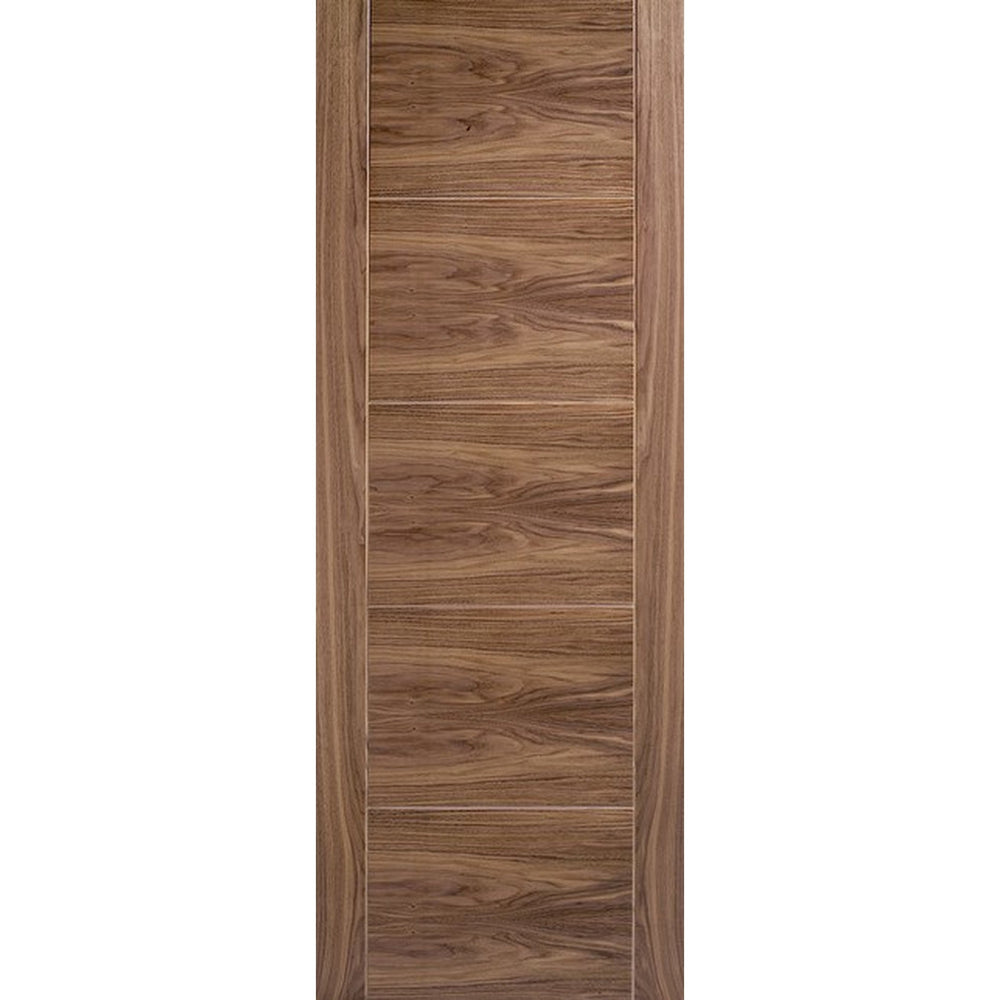 Product Vancouver walnut prefinished FD30 internal fire door with horizontal panels