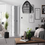 Vancouver White Primed Bi-Fold Door - Lifestyle Image 1