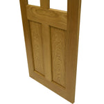 Victorian 4 Panel Glazed Veneer Oak Door - Lifestyle Image 2
