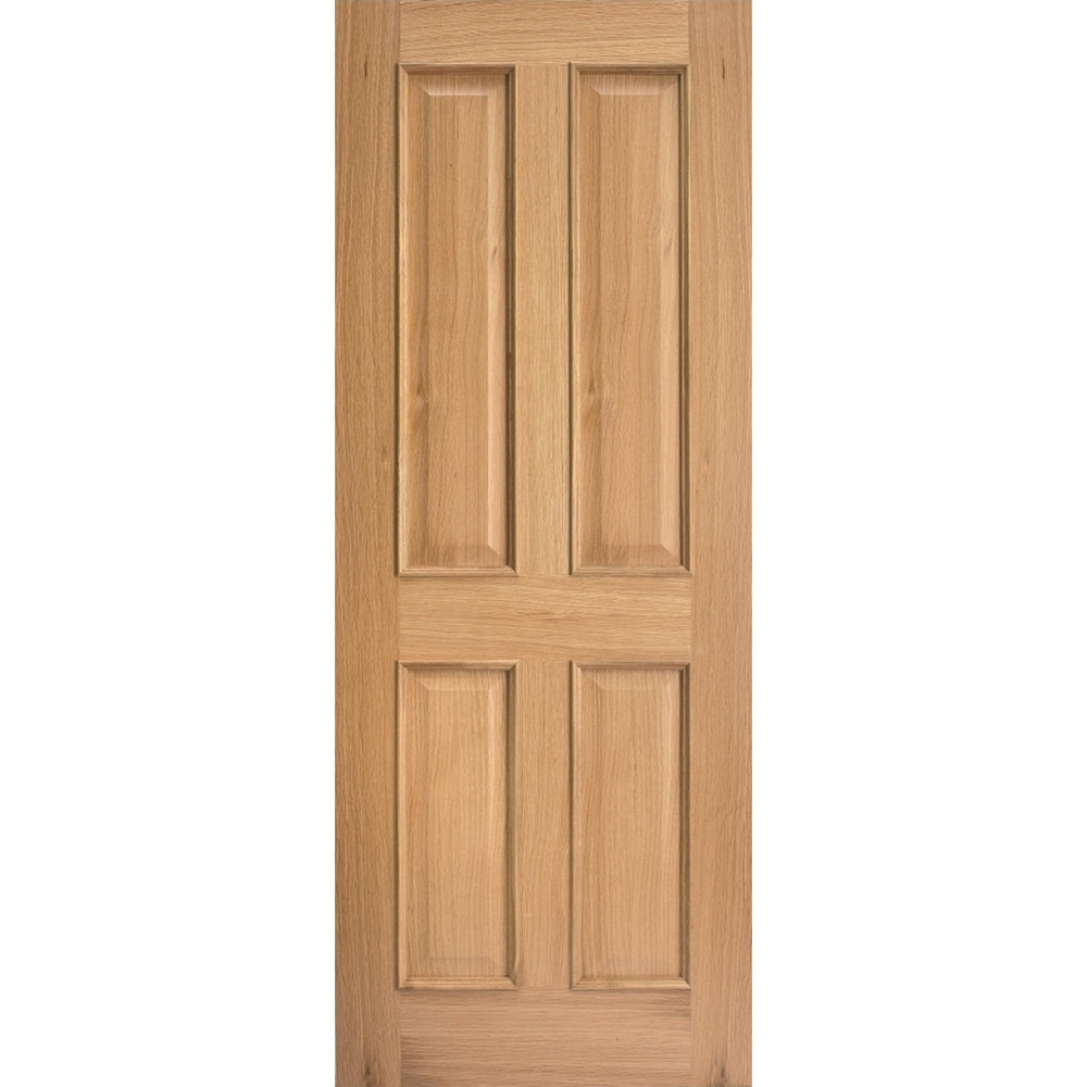 Product Victorian four-panel raised mouldings oak door