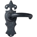 Warwick external lever handle pair in black