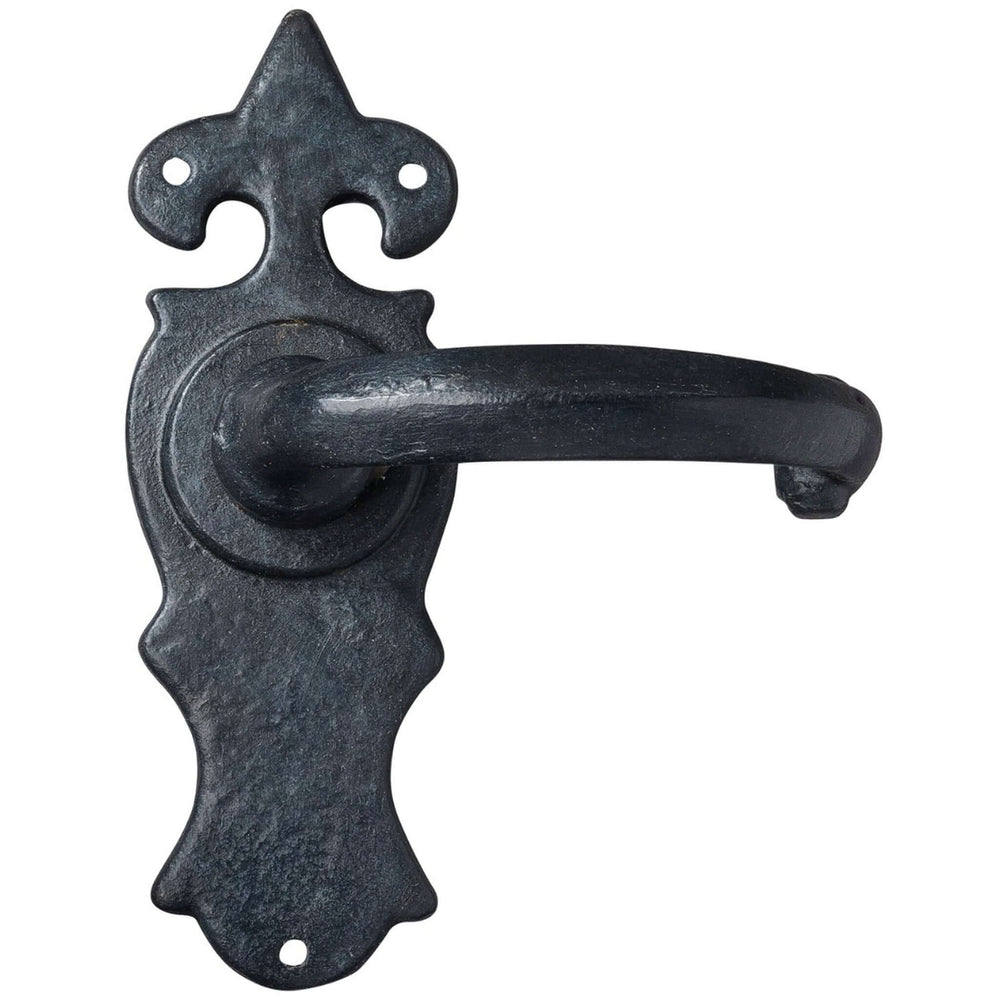 Warwick external lever handle pair in black