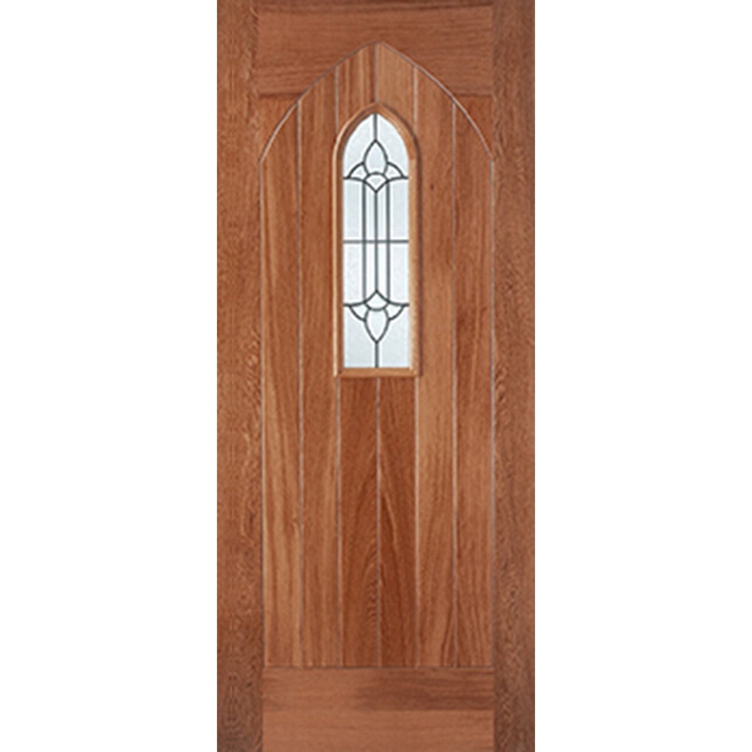 Westminster Leaded Glazed 1L Hardwood External Door - Main Product Image