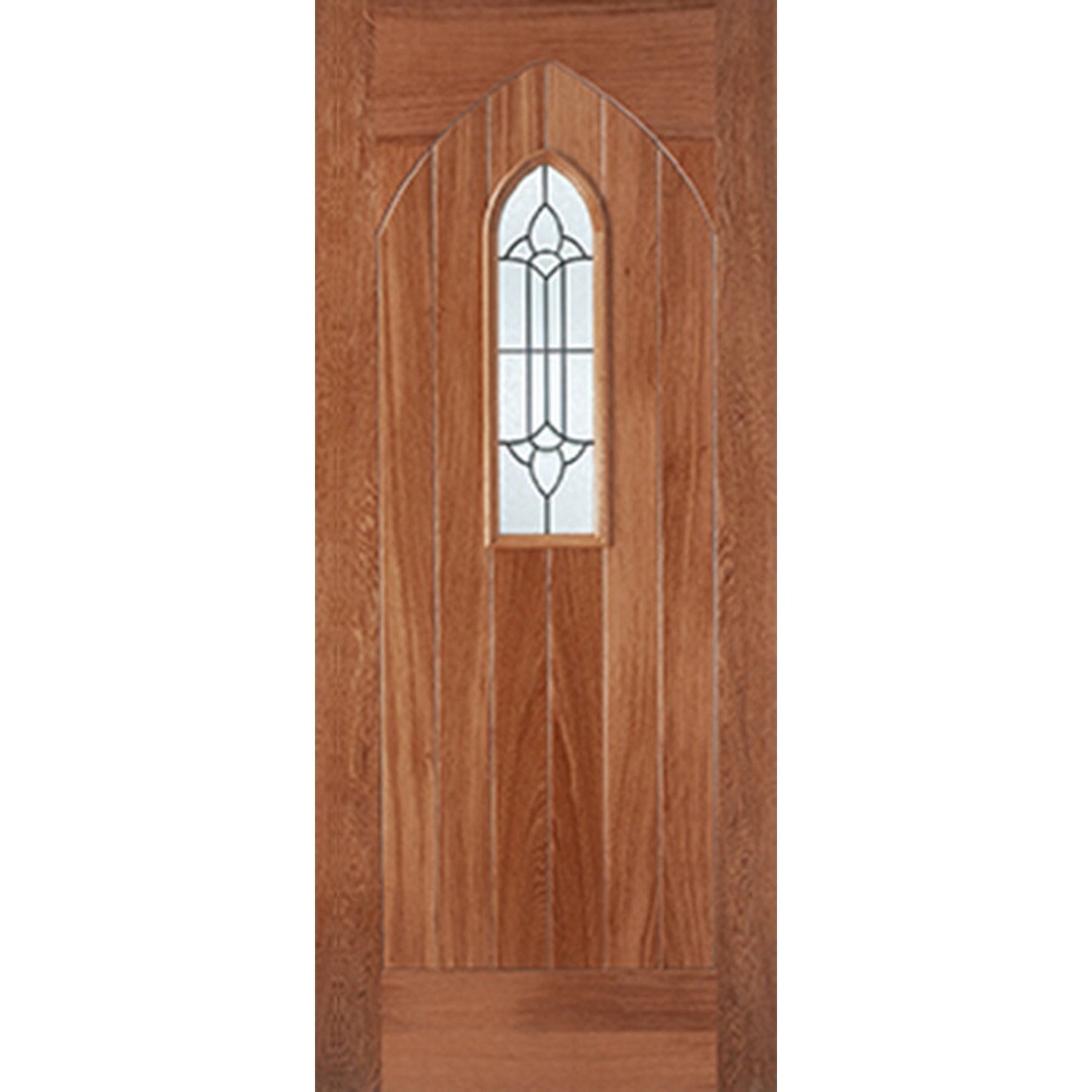 Westminster Leaded Glazed 1L Hardwood External Door - Main Product Image
