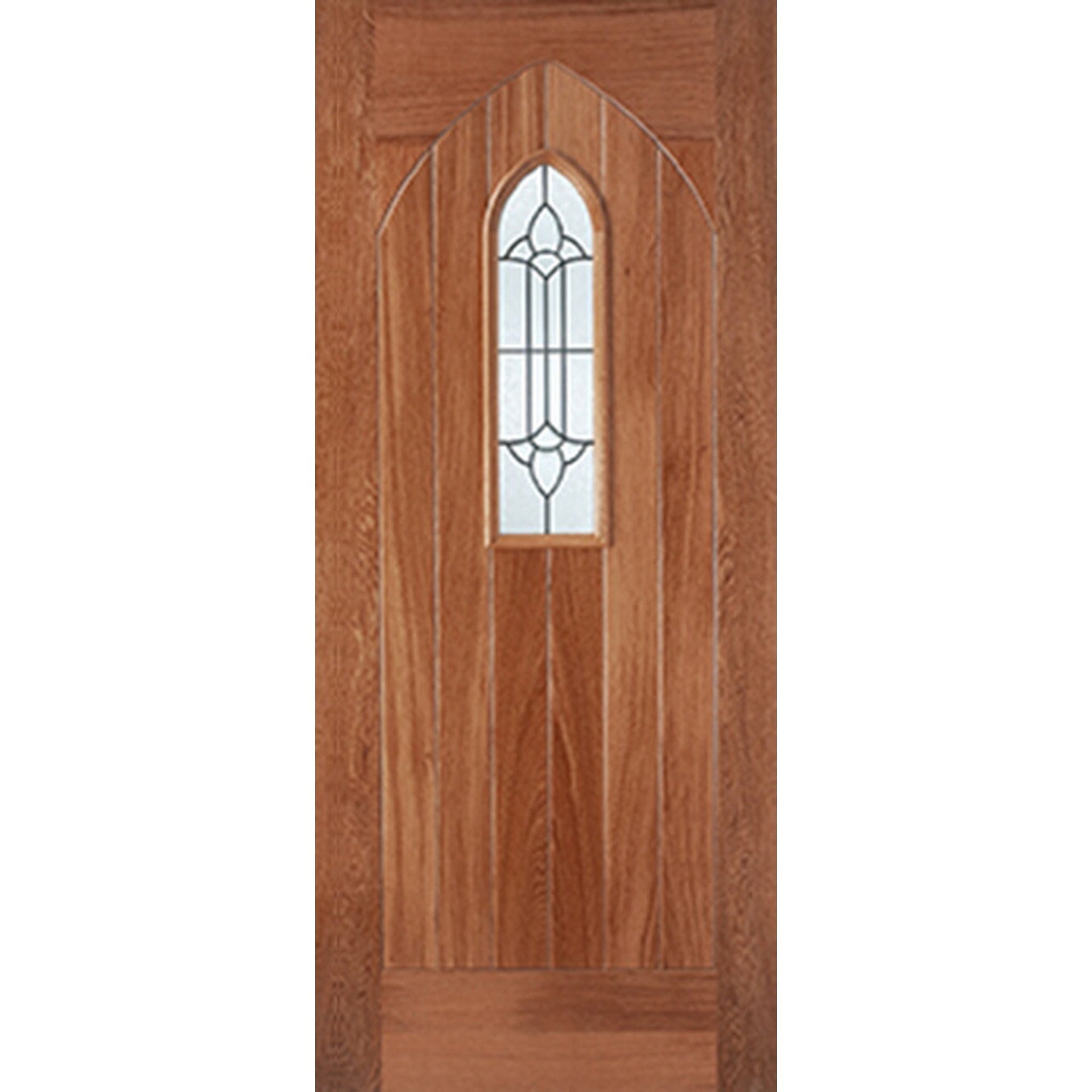 Westminster Leaded Glazed 1L Hardwood External Door - Main Product Image