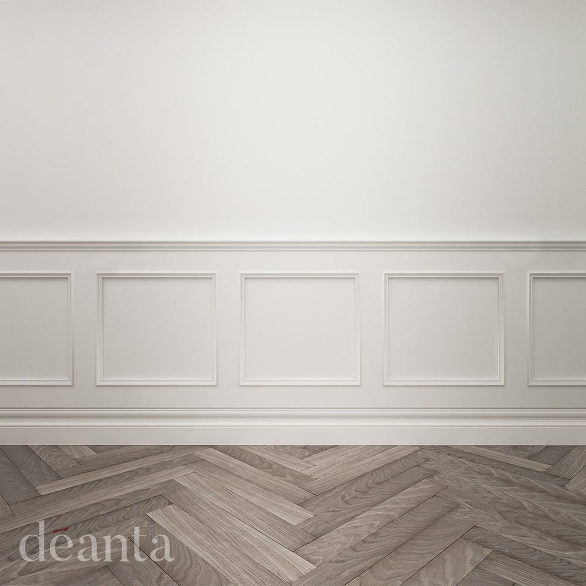 White Primed Balmoral Wall Panelling - Main Product Image
