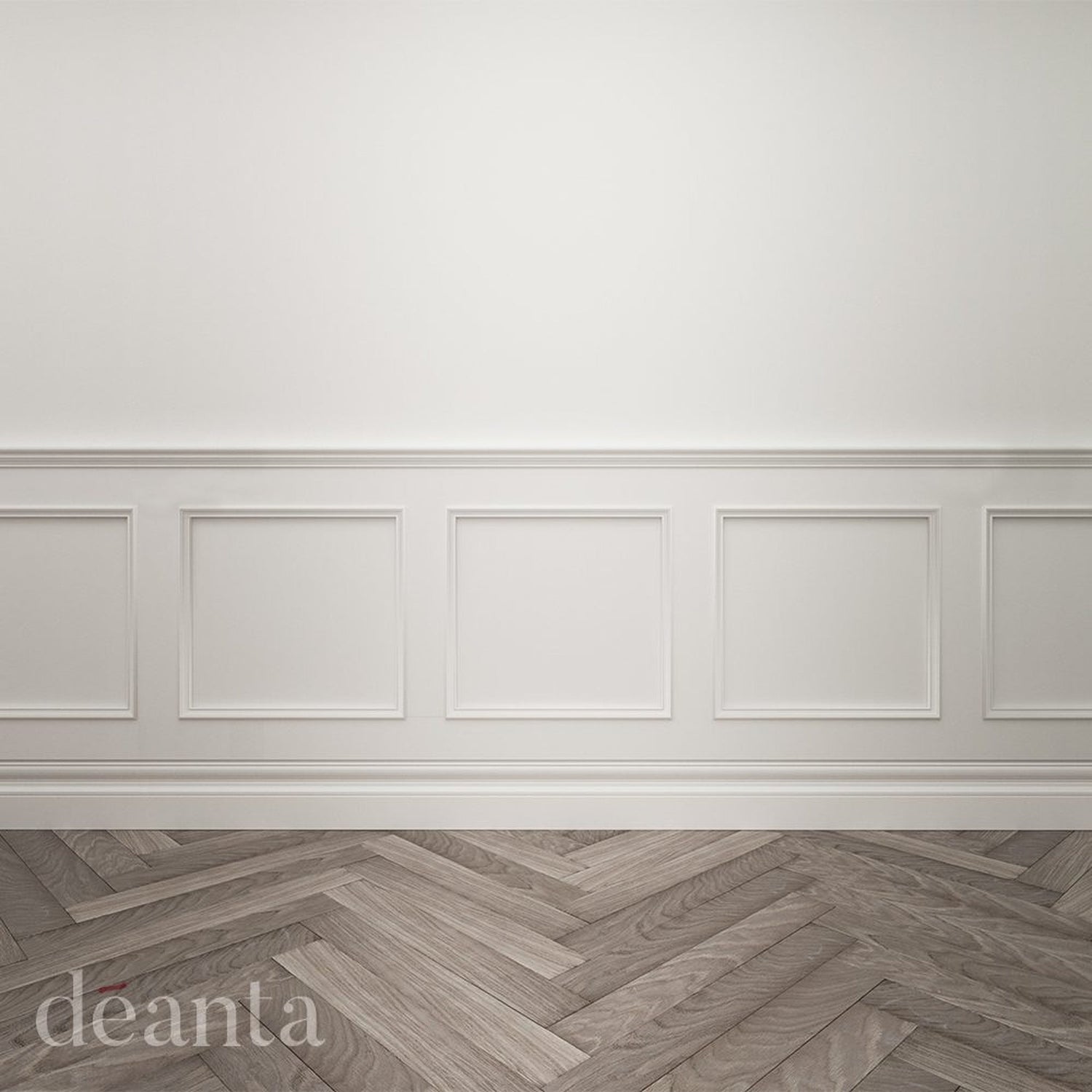 White Primed Balmoral Wall Panelling - Main Product Image
