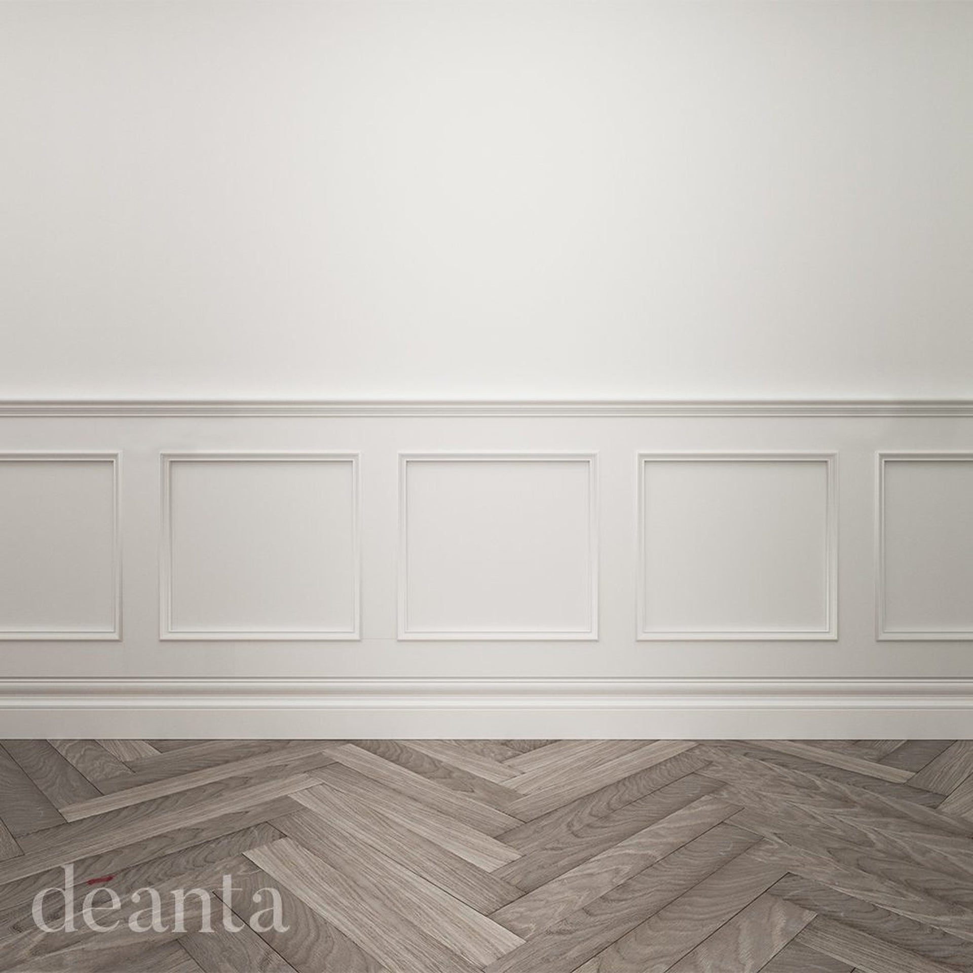 White Primed Balmoral Wall Panelling - Main Product Image
