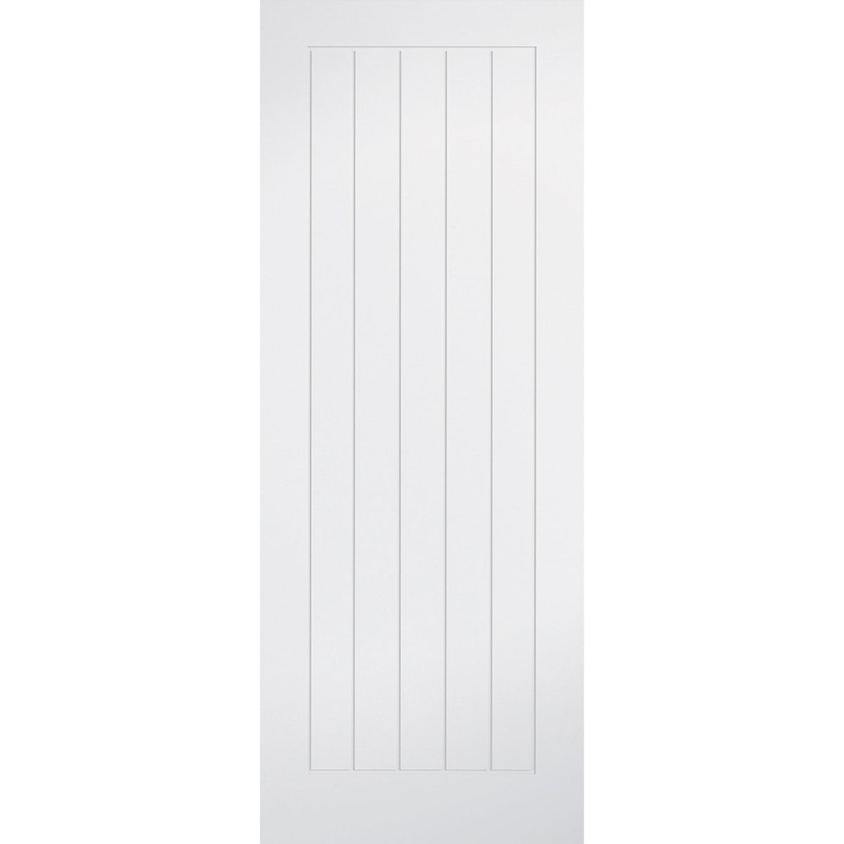 White Primed Cottage Fire Door Internal Door - Main Product Image