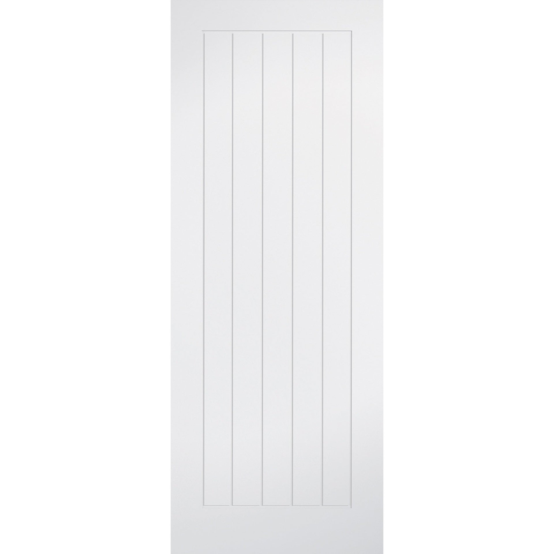 White Primed Cottage Fire Door Internal Door - Main Product Image