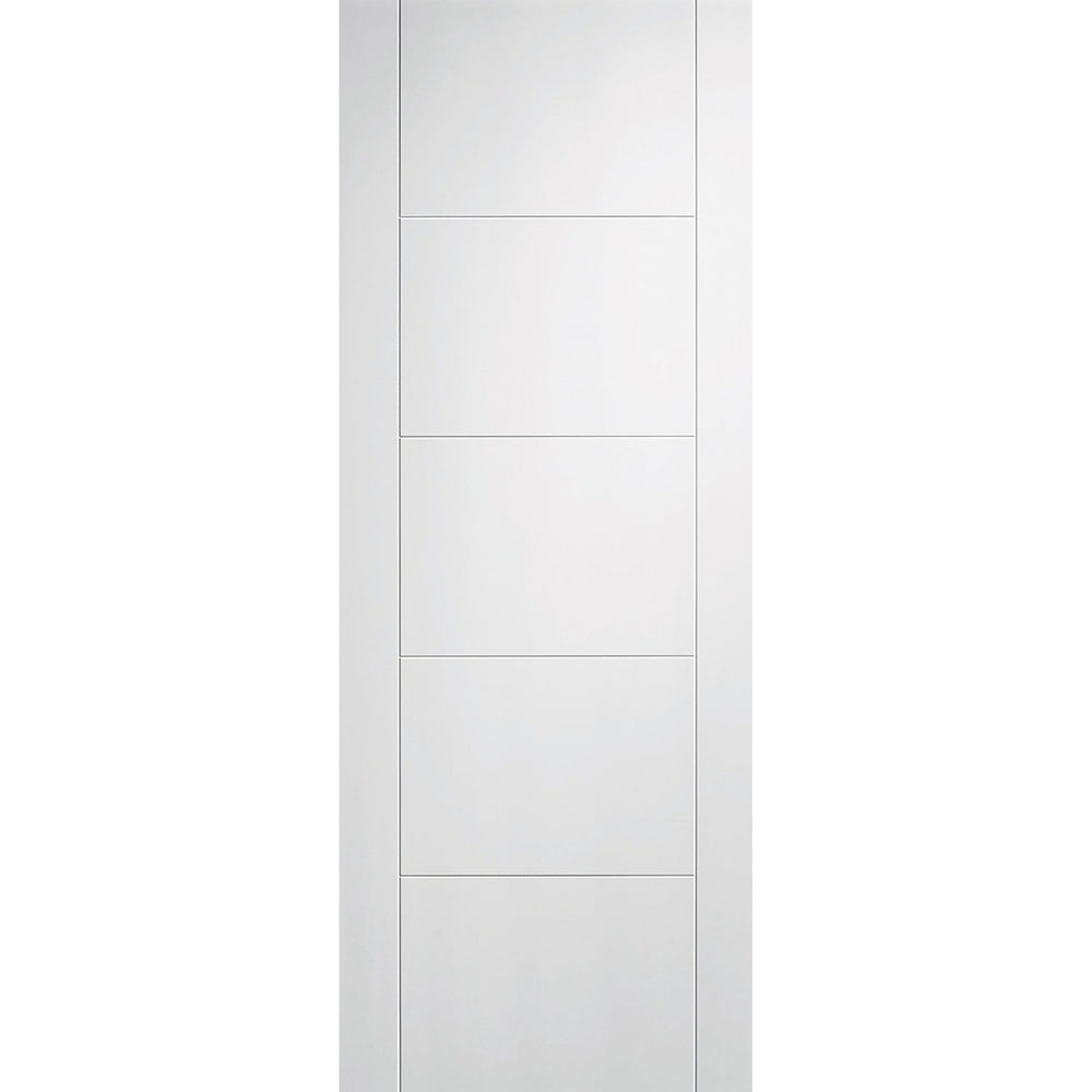 Product white primed Linear internal door with horizontal groove detailing