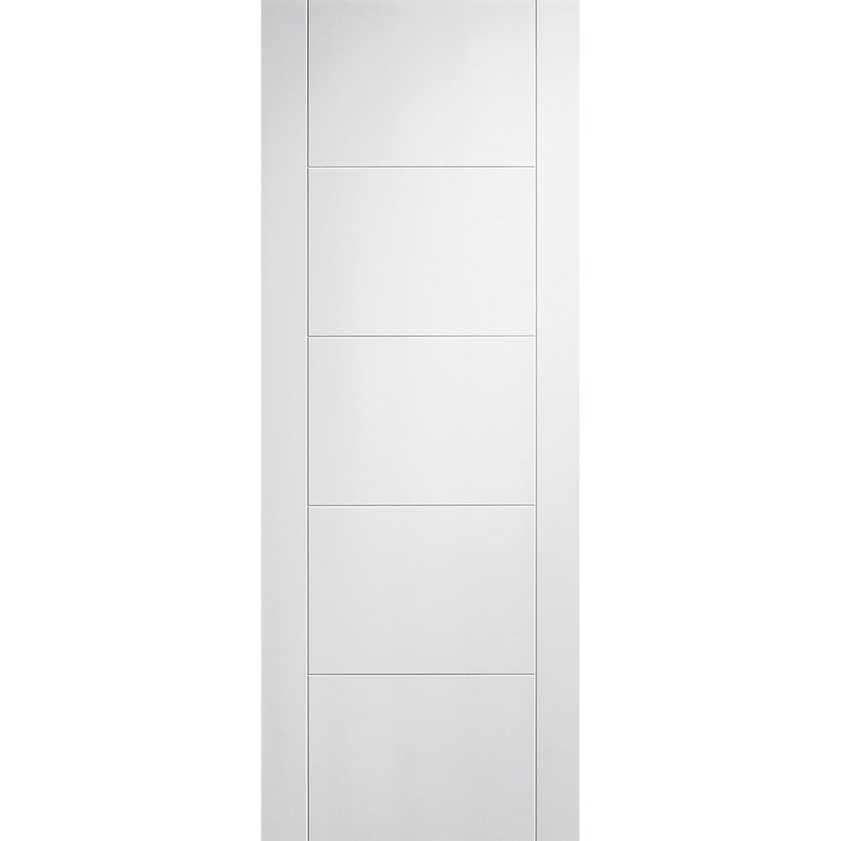 White Primed Linear Internal Door - Main Product Image