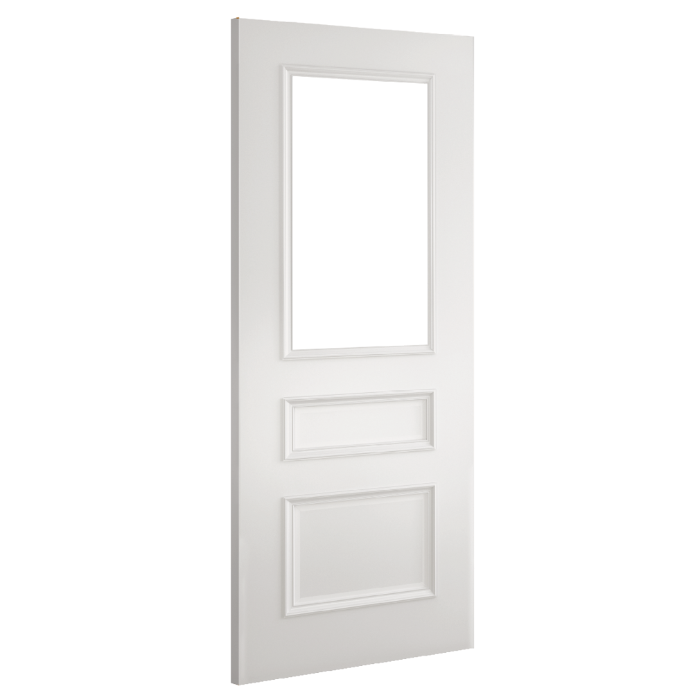 Buy Windsor Internal White Primed Glazed Door online UK