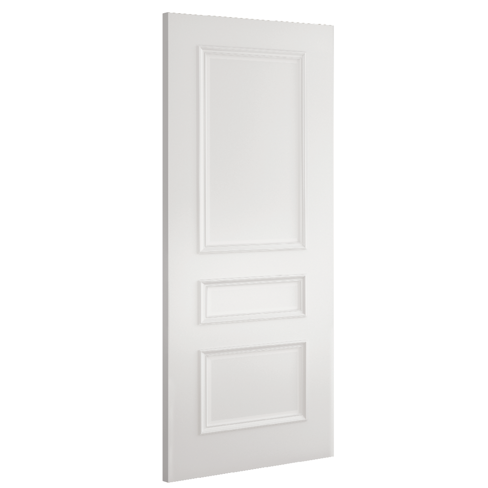 Windsor White Primed Door Angled