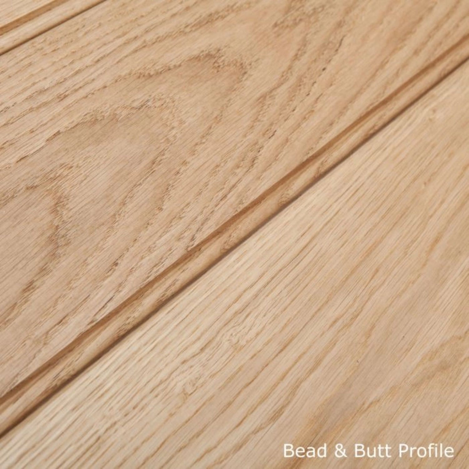 Solid Oak 3 Ledge Glazed Rustic Bead and Butt Cottage Door