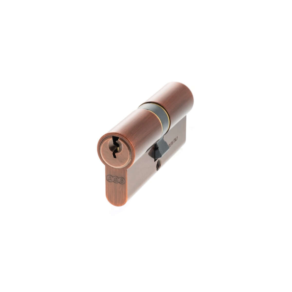 Euro profile 5 pin double cylinder 70mm in copper