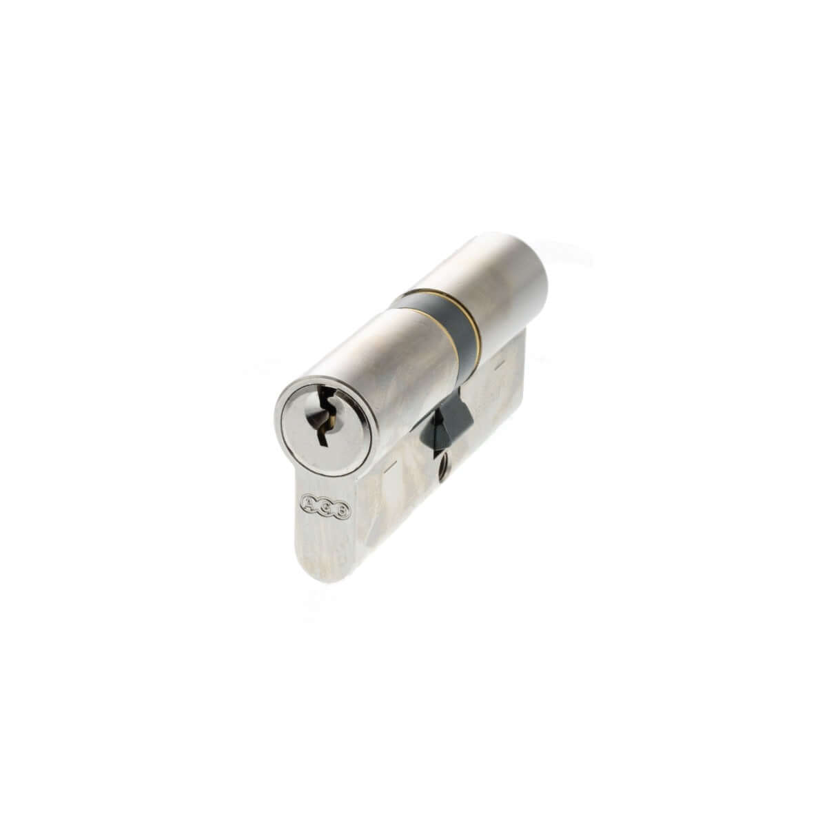 Euro profile 5 pin double cylinder 70mm in polished chrome