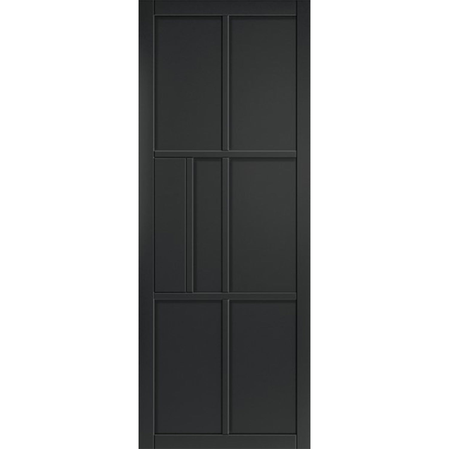 Civic Black Prefinished Internal Door