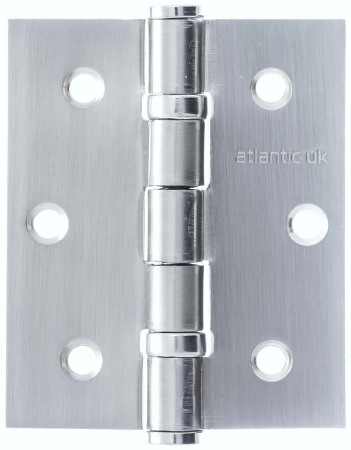 Product satin chrome butt hinge for internal doors